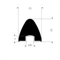 Parabelpuffer Typ KP/E 20x20mm (Set 10 Stück)