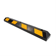 Parkplatzbegrenzung schwarz/gelb LxBxH=1865x155x100mm