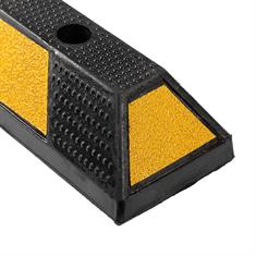 Parkplatzbegrenzung schwarz/gelb LxBxH=2000x150x100mm
