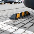 Parkplatzbegrenzung schwarz/gelb LxBxH=555x155x100mm