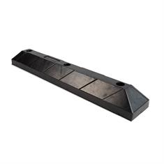 Parkplatzbegrenzung schwarz LxBxH=1205x155x100mm