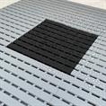 Poolmatte schwarz 33x33x1,6cm