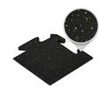 Puzzlematte premium Eckstück schwarz/grau 15mm
