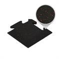 Puzzlematte premium Eckstück schwarz/rot 15mm