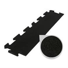 Puzzlematte premium randstück schwarz 15mm