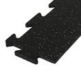 Puzzlematte premium randstück schwarz/grau 15mm