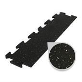 Puzzlematte premium randstück schwarz/grau 15mm