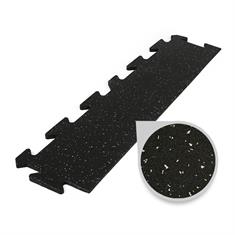 Puzzlematte premium randstück schwarz/grau 15mm