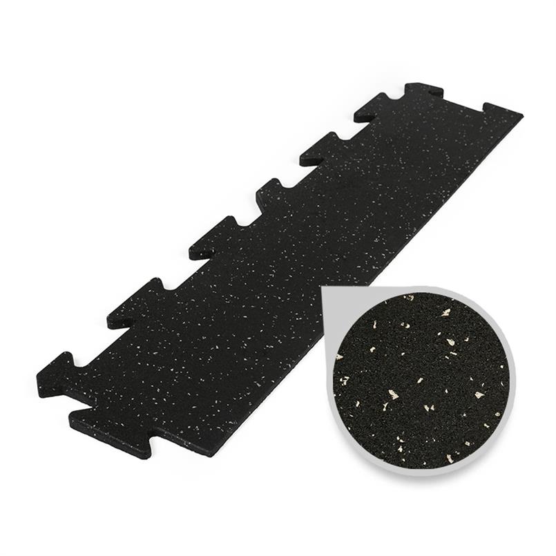 Puzzlematte premium randstück schwarz/grau 15mm