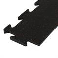 Puzzlematte premium randstück schwarz/rot 15mm