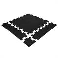 Puzzlematte premium schwarz/blau 100x100x1,5cm