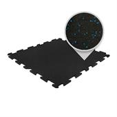 Puzzlematte premium schwarz/blau 100x100x1,5cm
