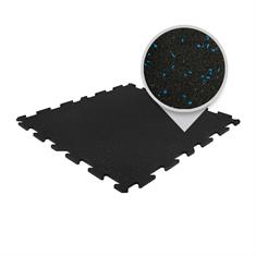 Puzzlematte premium schwarz/blau 100x100x1,5cm