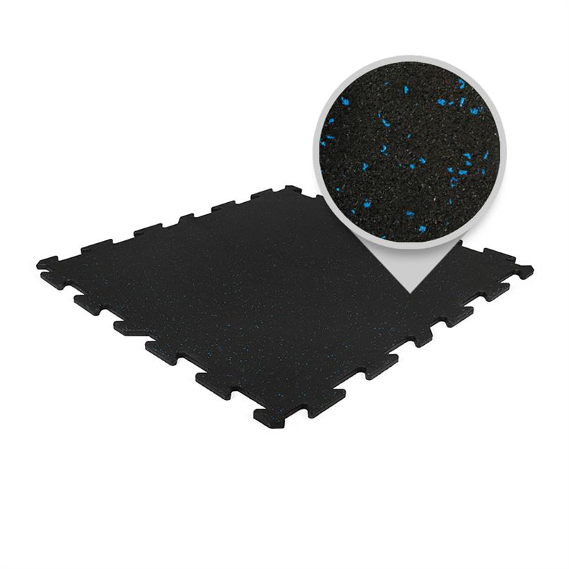Puzzlematte premium schwarz/blau 100x100x1,5cm