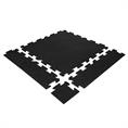 Puzzlematte premium schwarz/grau 100x100x1,5cm
