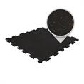 Puzzlematte premium schwarz/rot 100x100x1,5cm