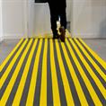 PVC Antirutschmatte gelb/grau 500x120cm
