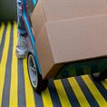 PVC Antirutschmatte gelb/grau 500x120cm