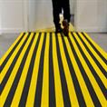 PVC Antirutschmatte schwarz/gelb 500x120cm