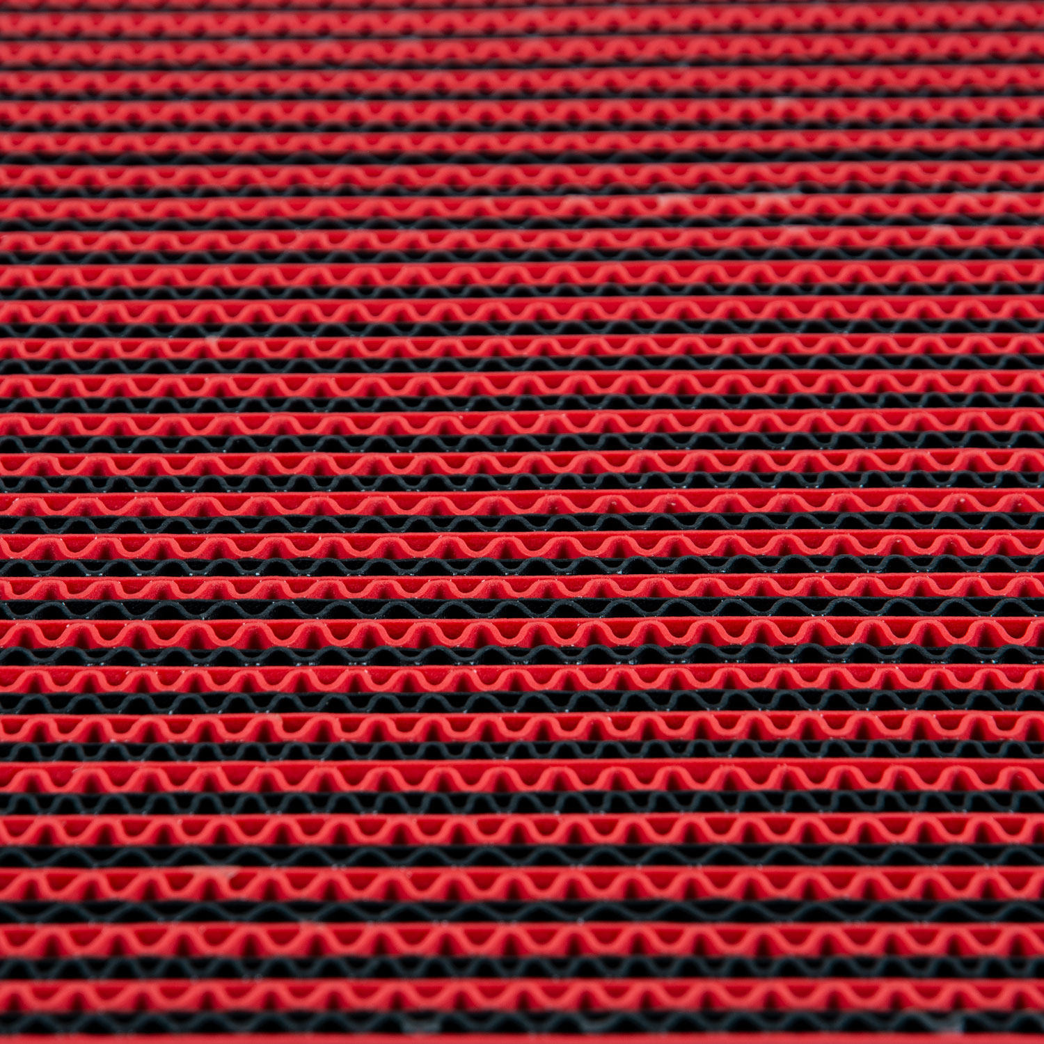 PVC Antirutschmatte schwarz/rot klein 200x120cm - Technikplaza