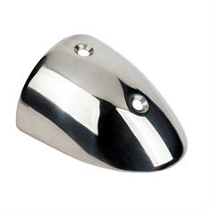 PVC Endkappe Bootsfender Chrom