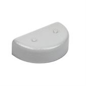 PVC Endkappe Bootsfender grau