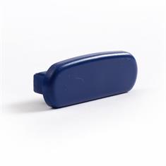 PVC Endkappe Handlaufprofil blau BxH=40x8mm