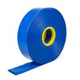 PVC Flachschlauch DN=70mm supreme mit zwei Schlauchschellen (L=50m)