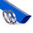 PVC Flachschlauch DN=70mm supreme mit zwei Schlauchschellen (L=50m)