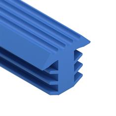 PVC Fugenabdeckprofil blau BxH= 12x10,8mm (L=25m)