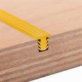 PVC Fugenabdeckprofil gelb BxH= 12x10,8mm (L=25m)