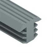 PVC Fugenabdeckprofil grau BxH= 12x10,8mm (L=25m)