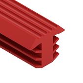 PVC Fugenabdeckprofil rot BxH=12x10,8mm (L=25m)