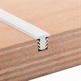 PVC Fugenabdeckprofil weiß BxH= 12x10,8mm (L=25m)