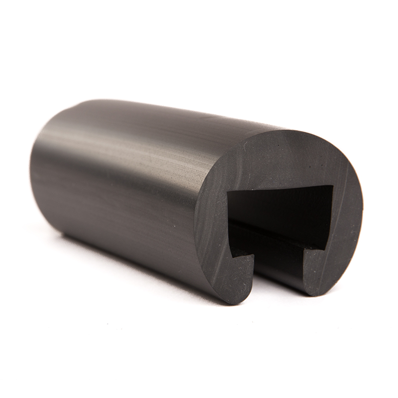 PVC Handlaufprofil schwarz D=40mm /BxH=25x15mm (L=20m)