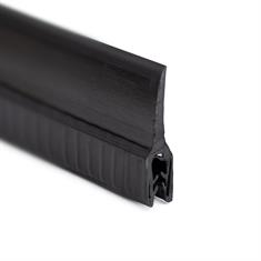 PVC Klemmprofil schwarz 2,5-3,5mm / BxH=9,4x32,3mm (L=25m)