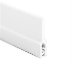 PVC Klemmprofil weiß 2,5-3,5mm / BxH=9,4x32,3mm (L=25m)