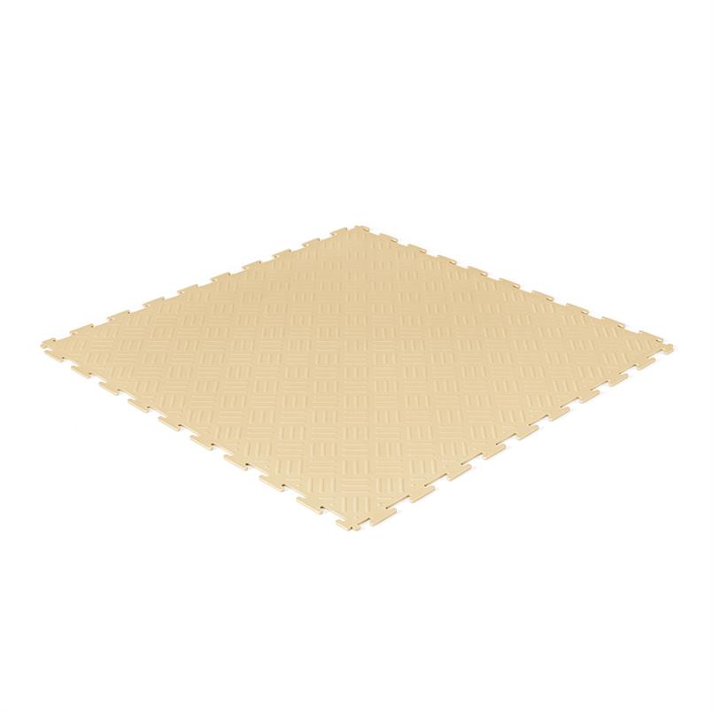 PVC Klickfliese Tränenblech beige 530x530x4mm
