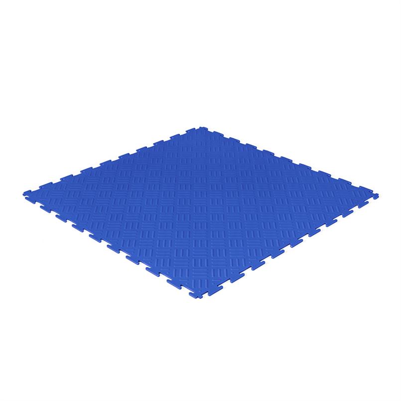 PVC Klickfliese Tränenblech blau 530x530x4mm