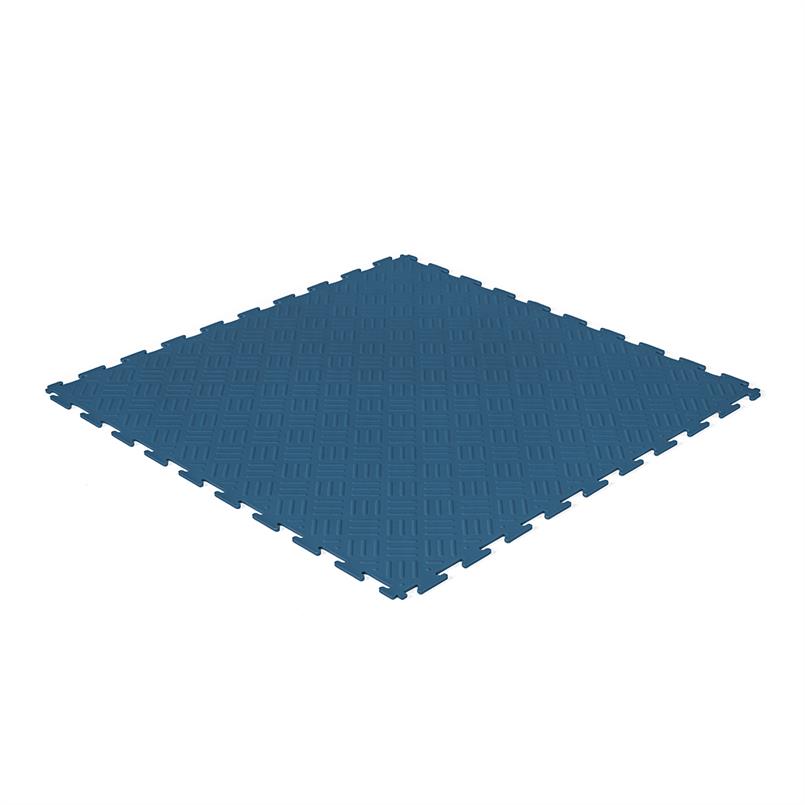 PVC Klickfliese Tränenblech dunkelblau 530x530x4mm