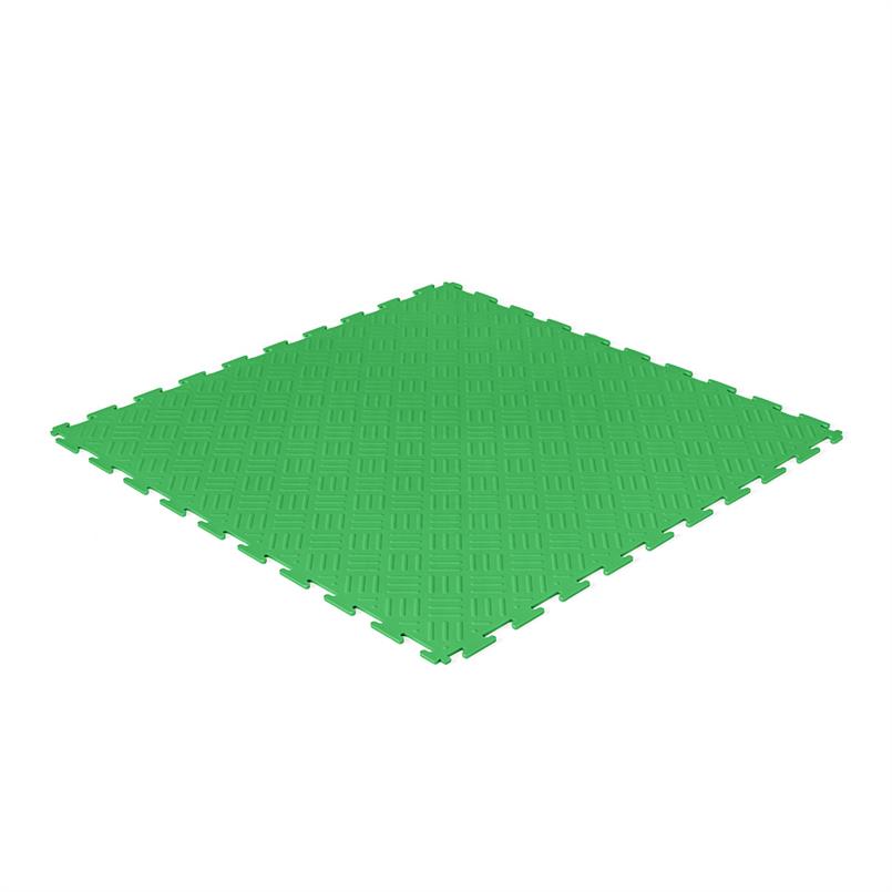PVC Klickfliese Tränenblech grün 530x530x4mm