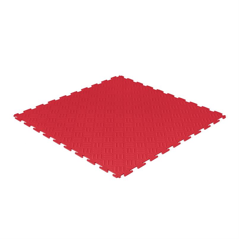PVC Klickfliese Tränenblech rot 530x530x4mm
