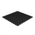 PVC Klickfliese Tränenblech schwarz 530x530x4mm