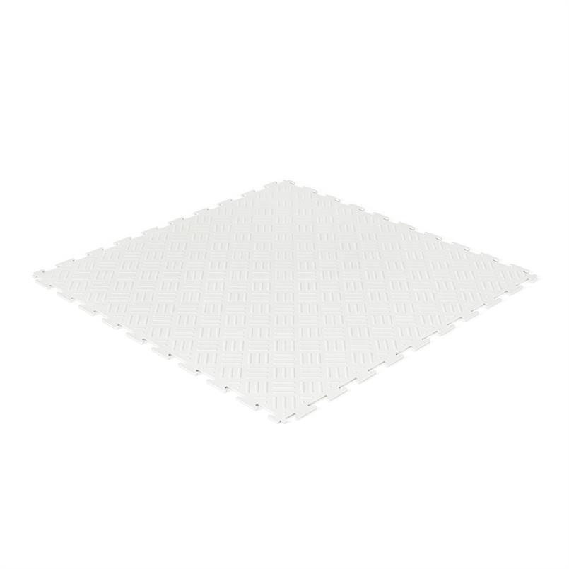 PVC Klickfliese Tränenblech weiß 530x530x4mm