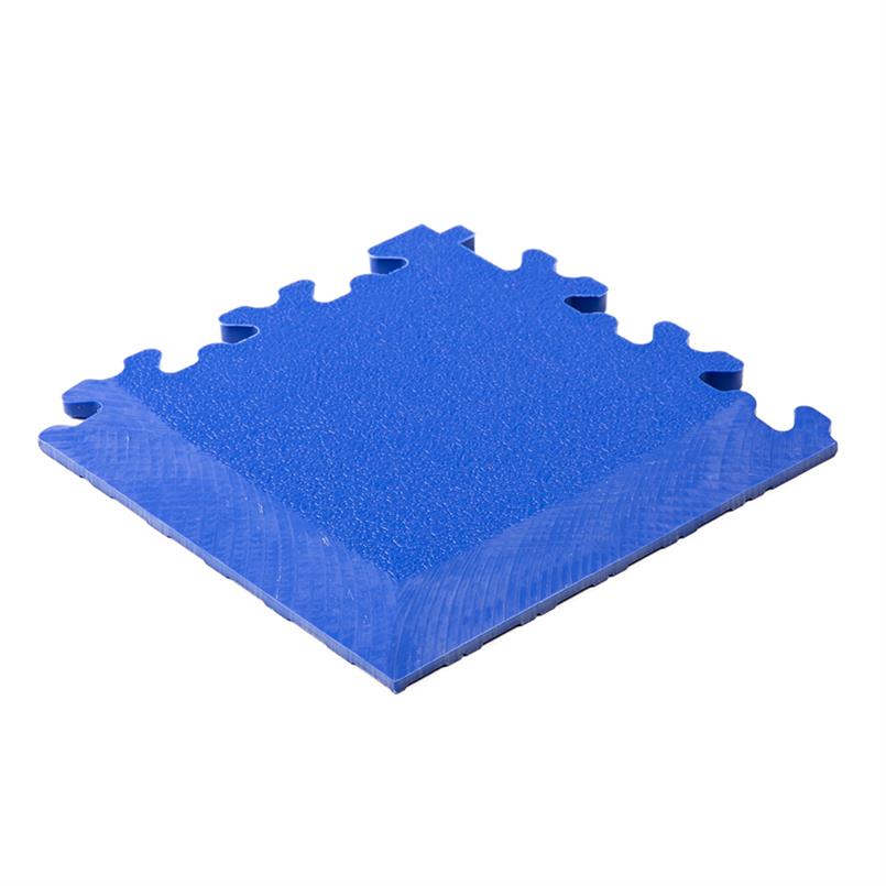 PVC-Klickflieseneckstück Hammerschlag blau 7mm