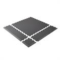 PVC-Klickflieseneckstück Hammerschlag dunkelgrau 7mm