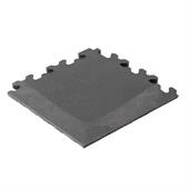 PVC-Klickflieseneckstück Hammerschlag dunkelgrau 7mm