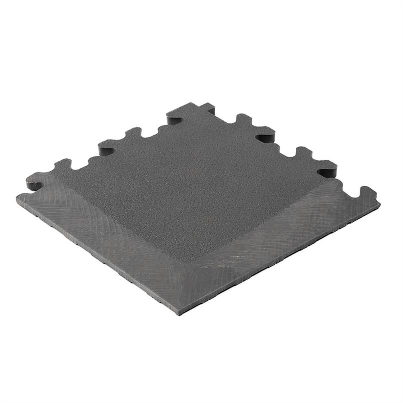 PVC-Klickflieseneckstück Hammerschlag dunkelgrau 7mm