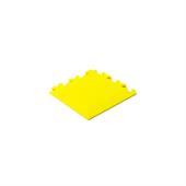PVC-Klickflieseneckstück Hammerschlag gelb 7mm