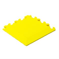 PVC-Klickflieseneckstück Hammerschlag gelb 7mm